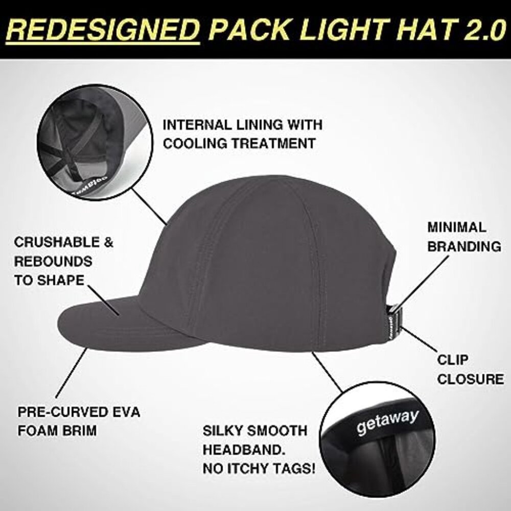 Packable Foldable Baseball Cap Stretch Lightweigh… - image 5